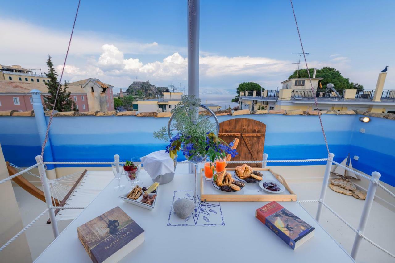 Gregos Rooftop Suite City Center W. Sea View Corfu  Ngoại thất bức ảnh